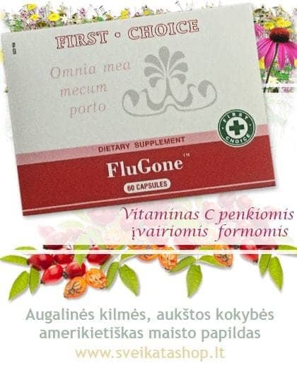 FluGone 60 kaps Santegra maisto papildas