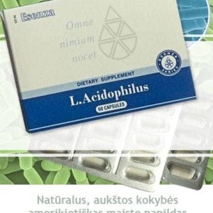 L.Acidophilus 60 kaps Santegra maisto papildas
