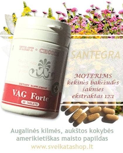 VAG Forte 60 tabl Santegra maisto papildas